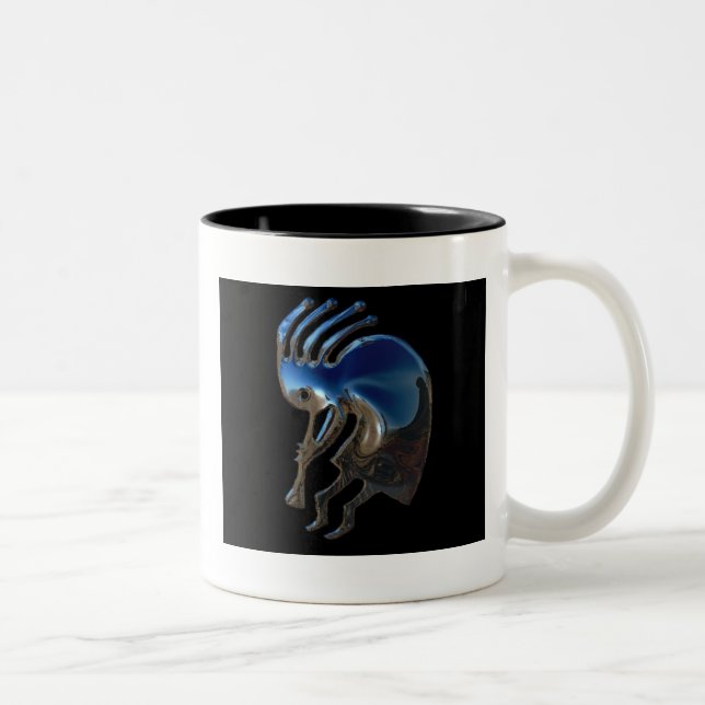 KOKOPELLI ZWEIFARBIGE TASSE (Rechts)