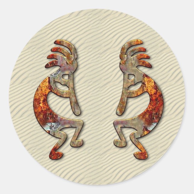 "Kokopelli's Flute" Stickers (Vorderseite)