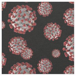 Kokos-Erreger Coronavirus-nahtloses Muster Stoff