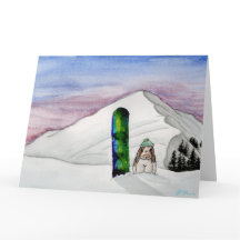 Kokosabenteuer: Januar Card 8.5"x11"