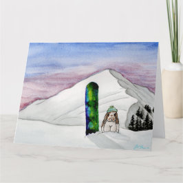 Kokosabenteuer: Januar Card 8.5"x11" Dankeskarte