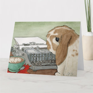 Kokosabenteuer: November Card 8.5"x11" Dankeskarte