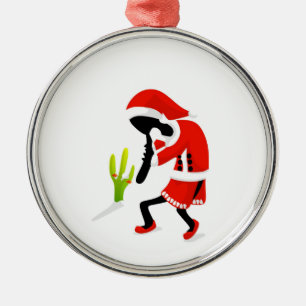 KokoSantapelli Verzierung Silbernes Ornament