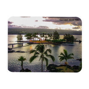 Kokosinsel Hilo Hawaii Magnet