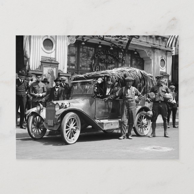 Kokosnuss: 1922 postkarte (Vorderseite)