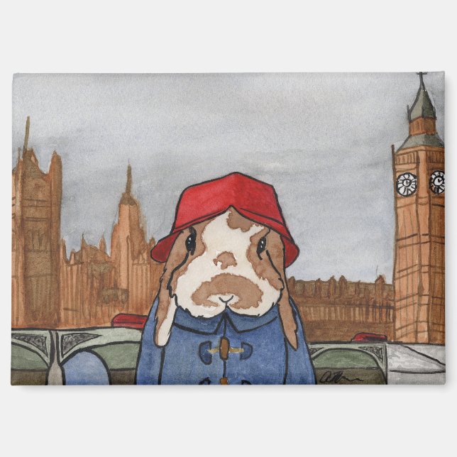 Kokosnuss-Abenteuer: April Magnet 3.5"x2.5" (Vorderseite)