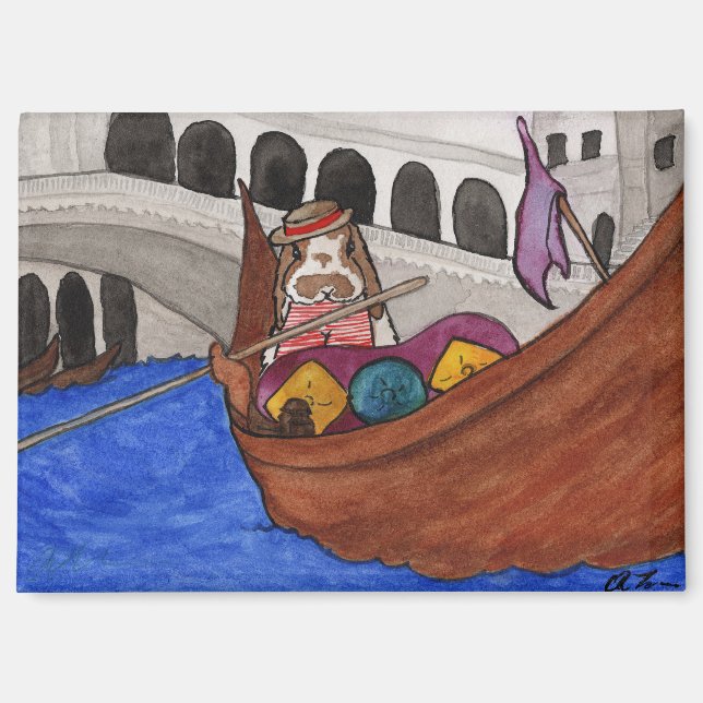 Kokosnuss-Abenteuer: Februar Magnet 3.5"x2.5" (Vorderseite)