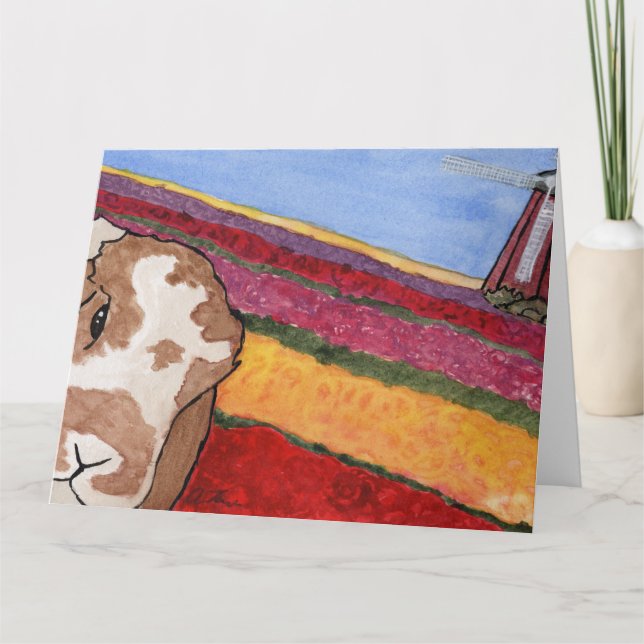 Kokosnuss-Abenteuer: Mai Grußkarte 8.5"x11" Dankeskarte (Vorderseite)