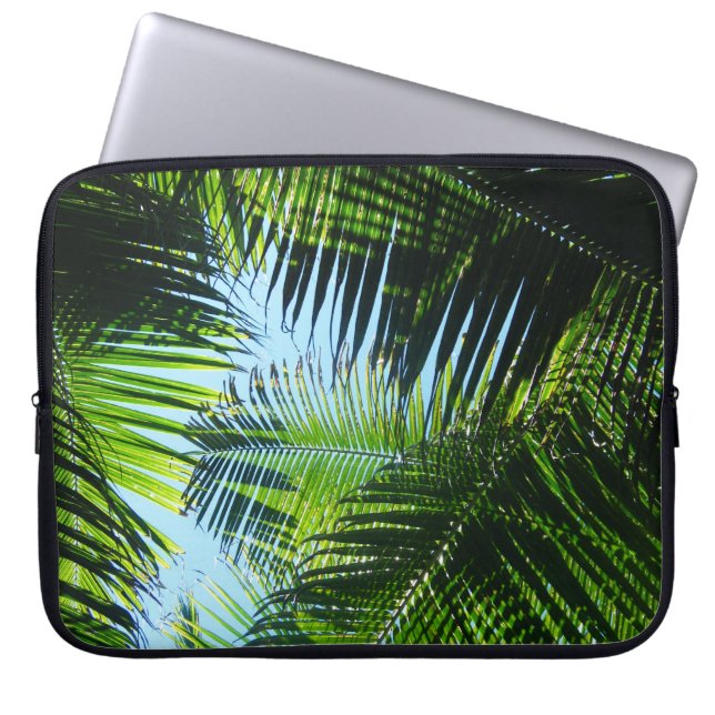 Kokosnuss-Baum-Laptop-Hülse Laptopschutzhülle (Vorderseite)
