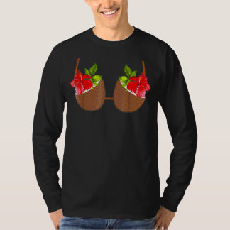 Kokosnuss-BH BH Tropischer BH Blumen BH T-Shirt