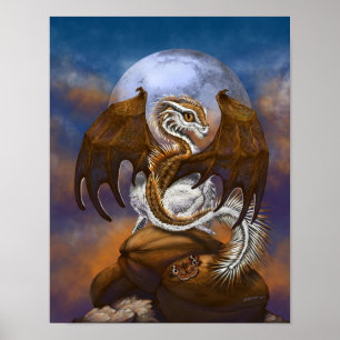 Kokosnuss-Drache 11x14 (4x6 und up) Poster