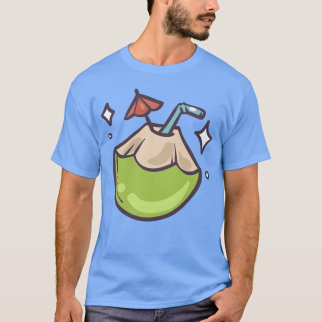 Kokosnuss-Geschenk-Zitat Junge T-Shirt (Vorderseite)