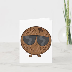 Kokosnuss Sommerfruchtcoconut mit Sungles Liebe Co Karte