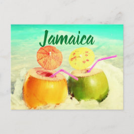 Kokosnüsse aus Jamaika Postkarte