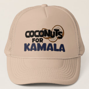 Kokosnüsse für Kamala Harris Funny Coconut Tree Me Truckerkappe