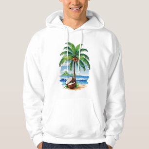 Kokosnusspalmen Tropeninsel Hoodie