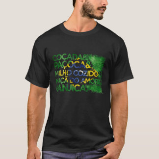 Kokosnusssüßigkeit Paçoca Gekochter Mais Liebesapf T-Shirt