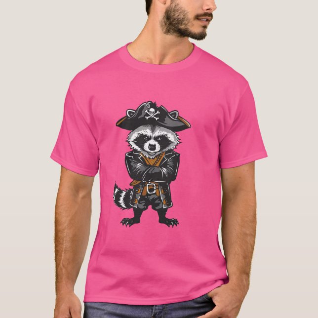 Kokosopossum, als Pirat mit Piratehat c T-Shirt (Vorderseite)