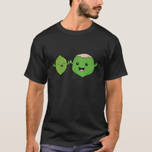 Kokospalme und Limone Liebe für die Limon und Kok T-Shirt