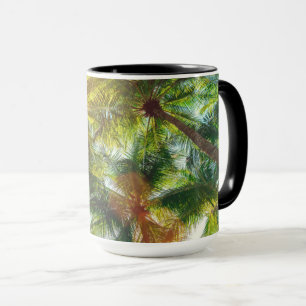 Kokospalmen am Strand Tasse