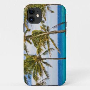 Kokospalmen (Cocos nucifera) schwanken im Case-Mate iPhone Hülle