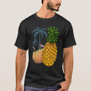 Kokospalmen Palmen Tropischer Sommerurlaub T-Shirt