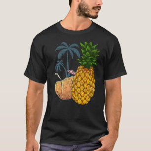 Kokospalmen Palmen Tropischer Sommerurlaub T-Shirt