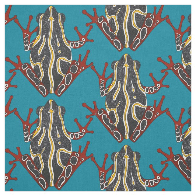 Kokospalmenfrosch Stoff (Muster)