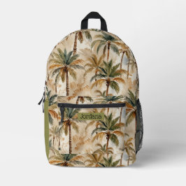 Kokospalmenhain-Rucksack Bedruckter Rucksack