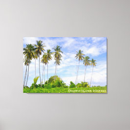 Kokospalmeninsel Landschaft Reise Foto Leinwanddruck