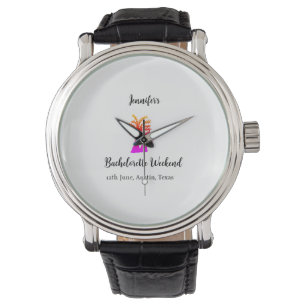 Kokospalmenklub am Wochenende Bachelorette Name Armbanduhr