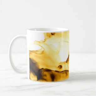 Kokospalmenlandschaft, tropische Silhouette Kaffeetasse