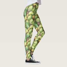 Kokospalmenmuster aus tropischem Obst Leggings