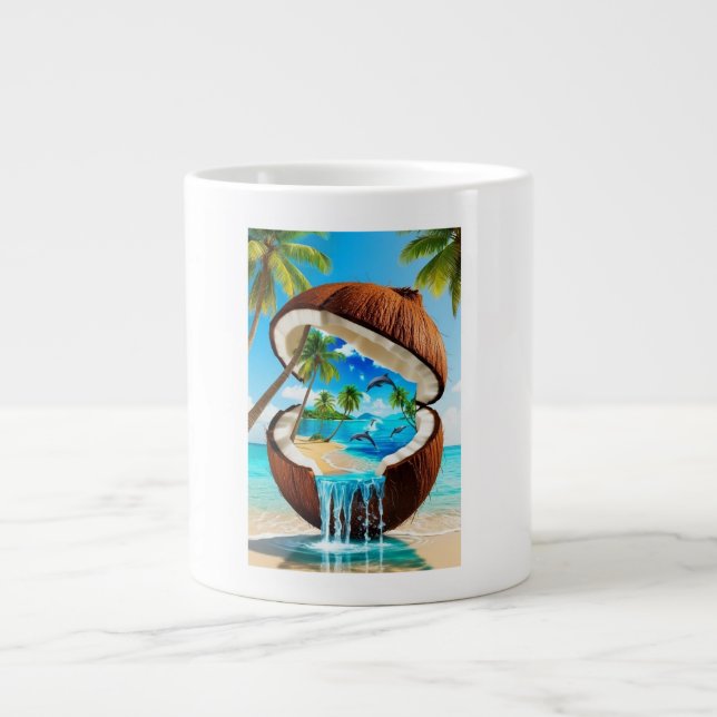 Kokossonne Jumbo-Tasse (Vorderseite)