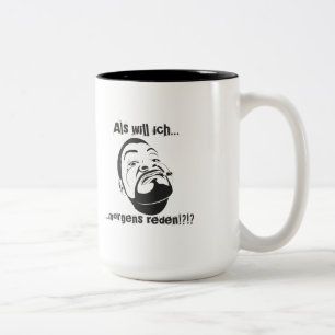 Koksmann am Morgen Zweifarbige Tasse