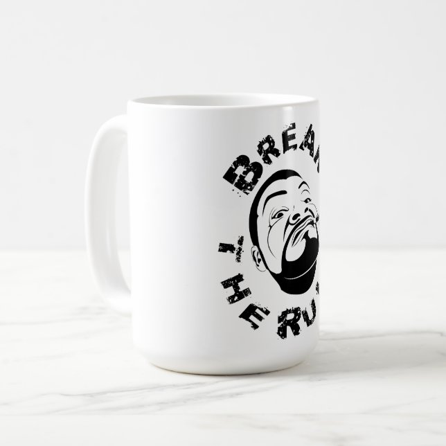 Koksmann bricht die Regeln Kaffeetasse (Vorderseite Links)