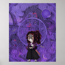 Kokushibo Obermoon 1 Chibi Poster
