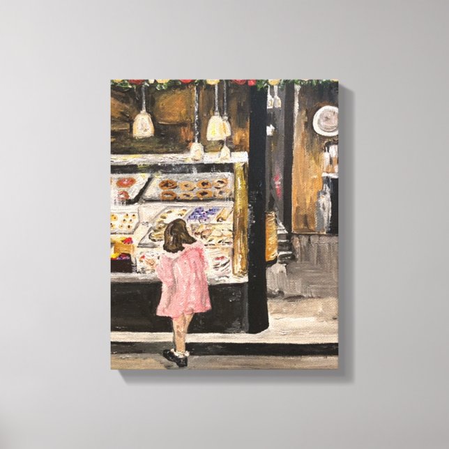 "Kolache an Christmas" Stretched Canvas Print Leinwanddruck (Vorderseite)