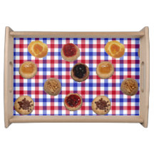 Kolaches auf tschechischem Karo