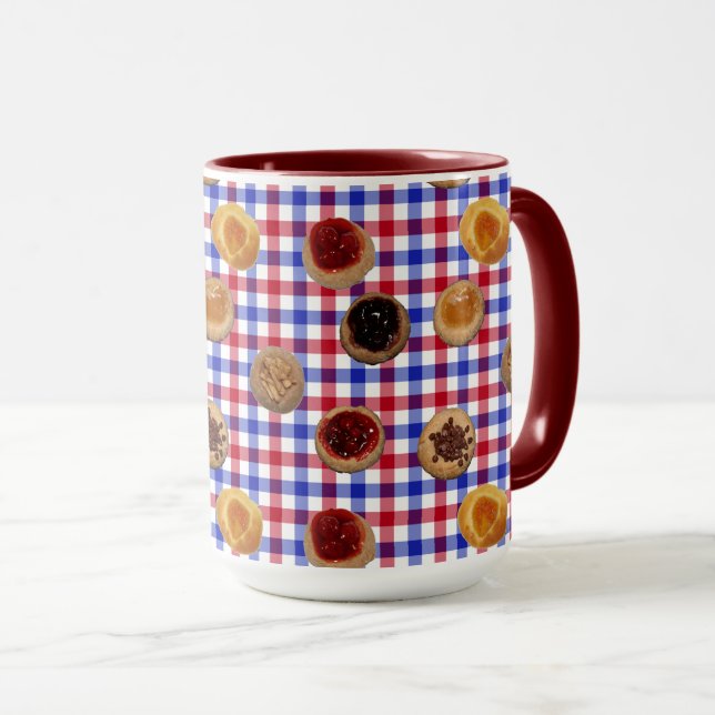Kolaches zu tschechischen Karos Tasse (VorderseiteRechts)
