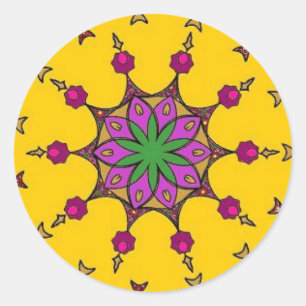 Kolamaufkleber Runder Aufkleber