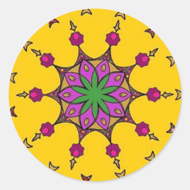 Kolamaufkleber Runder Aufkleber (Vorderseite)