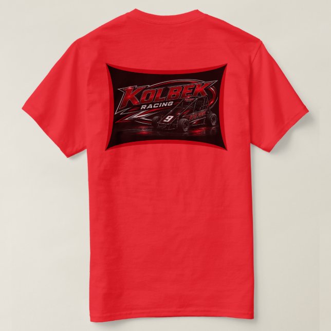 Kolbek Racing T-Shirt (Design Rückseite)