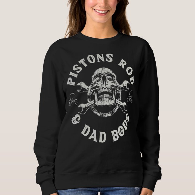 Kolbenstange und Vater-Hülsen Sweatshirt (Vorderseite)