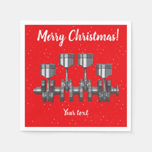 Kolbenwelle Serviette (Vorderseite)