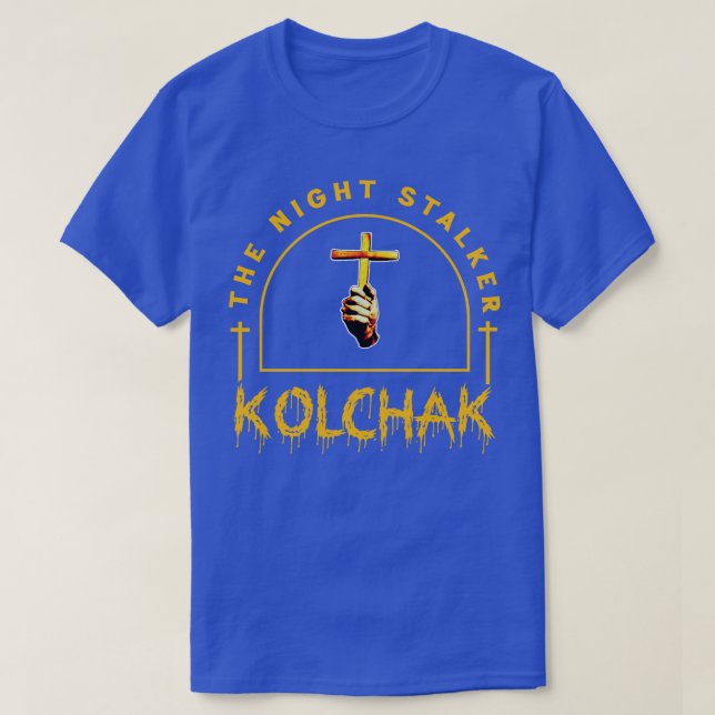 Kolchak The Night Stalker Horror 70er Fan Design T-Shirt (Design vorne)