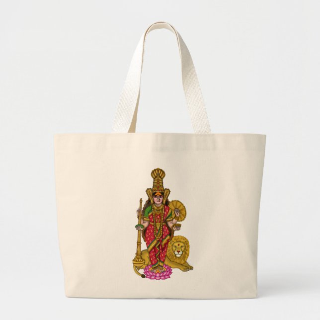 Kolhapur Mahalakshmi-Tasche Jumbo Stoffbeutel (Vorne)