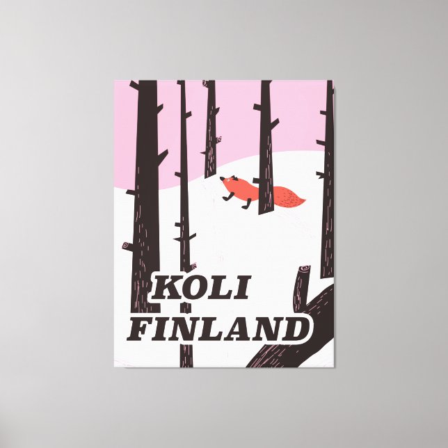 Koli Finland Vintage Reiseplakat Leinwanddruck (Vorderseite)