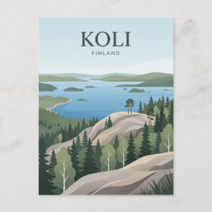 Koli-Nationalpark Finnland Postkarte