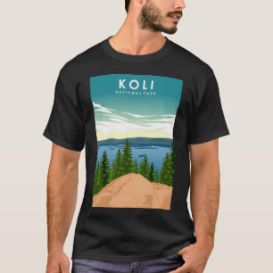 Koli Nationalpark Finnland Vintag Minimal Retro T T-Shirt